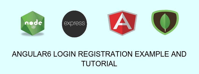 Angular6 Login And  Registration Example And Tutorial