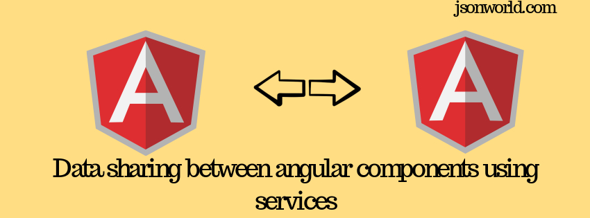 Share data between angular components using service