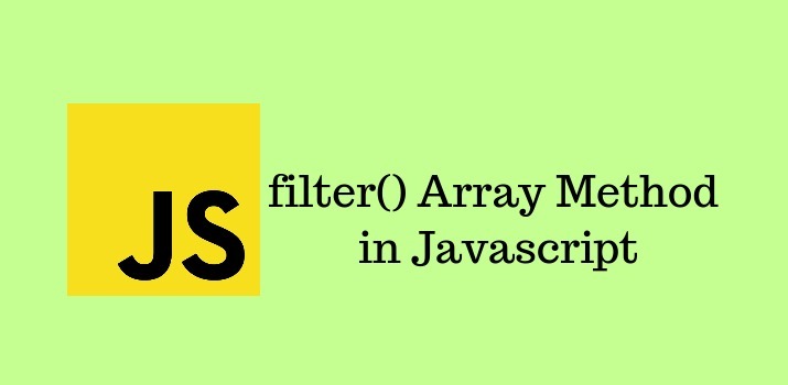 Filter Array in Javascript