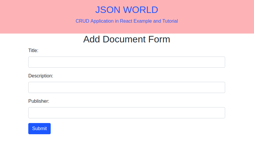 add document form