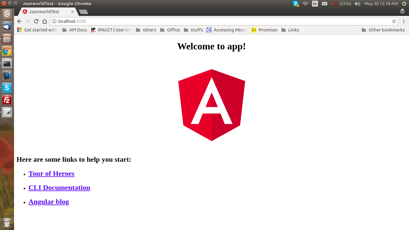angular basic app