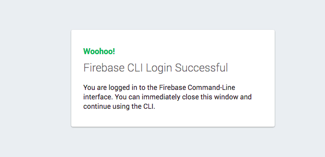 firebase success login