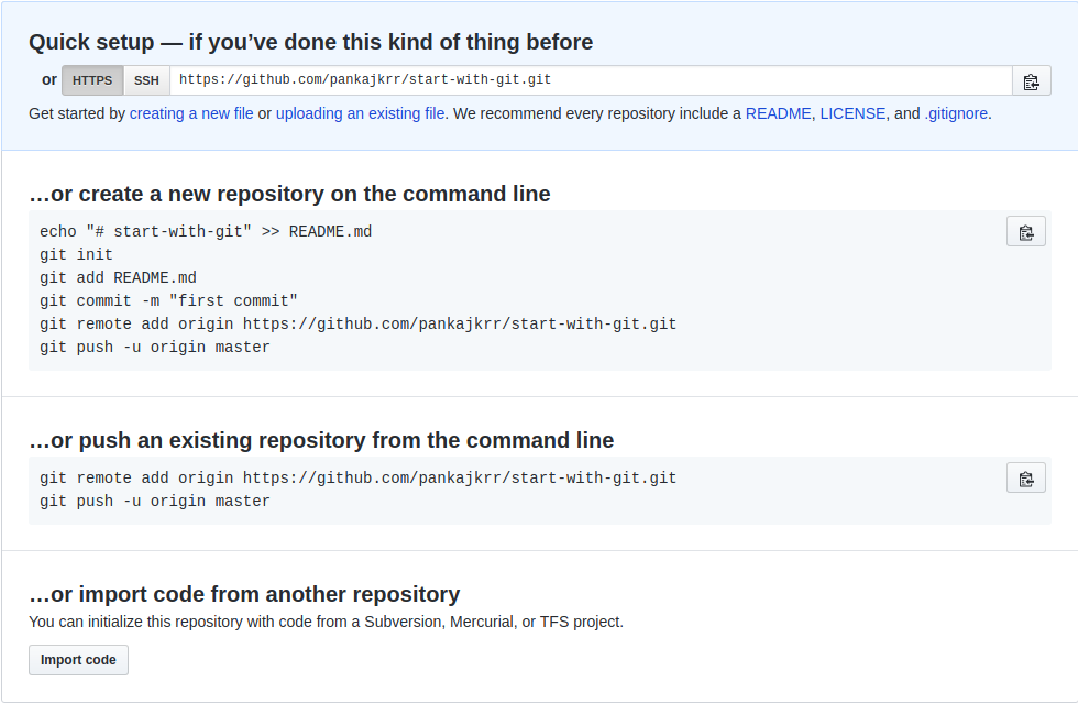 Start With Git